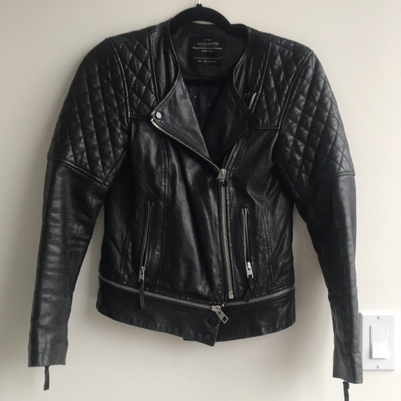 All Saints Jackets & Blazers - ALL SAINTS Leather Jacket (circa 2010)